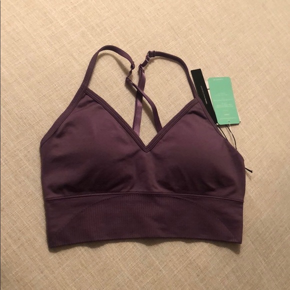 Purple criss-coss seamless sports bra size small - Picture 3 of 7